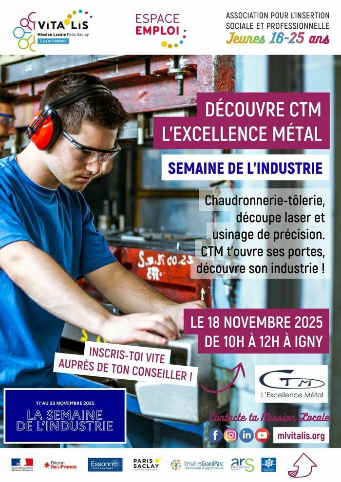 VISITE ENTREPRISE - CTM LASER - L'EXCELLENCE METAL CTM LASER IGNY Igny