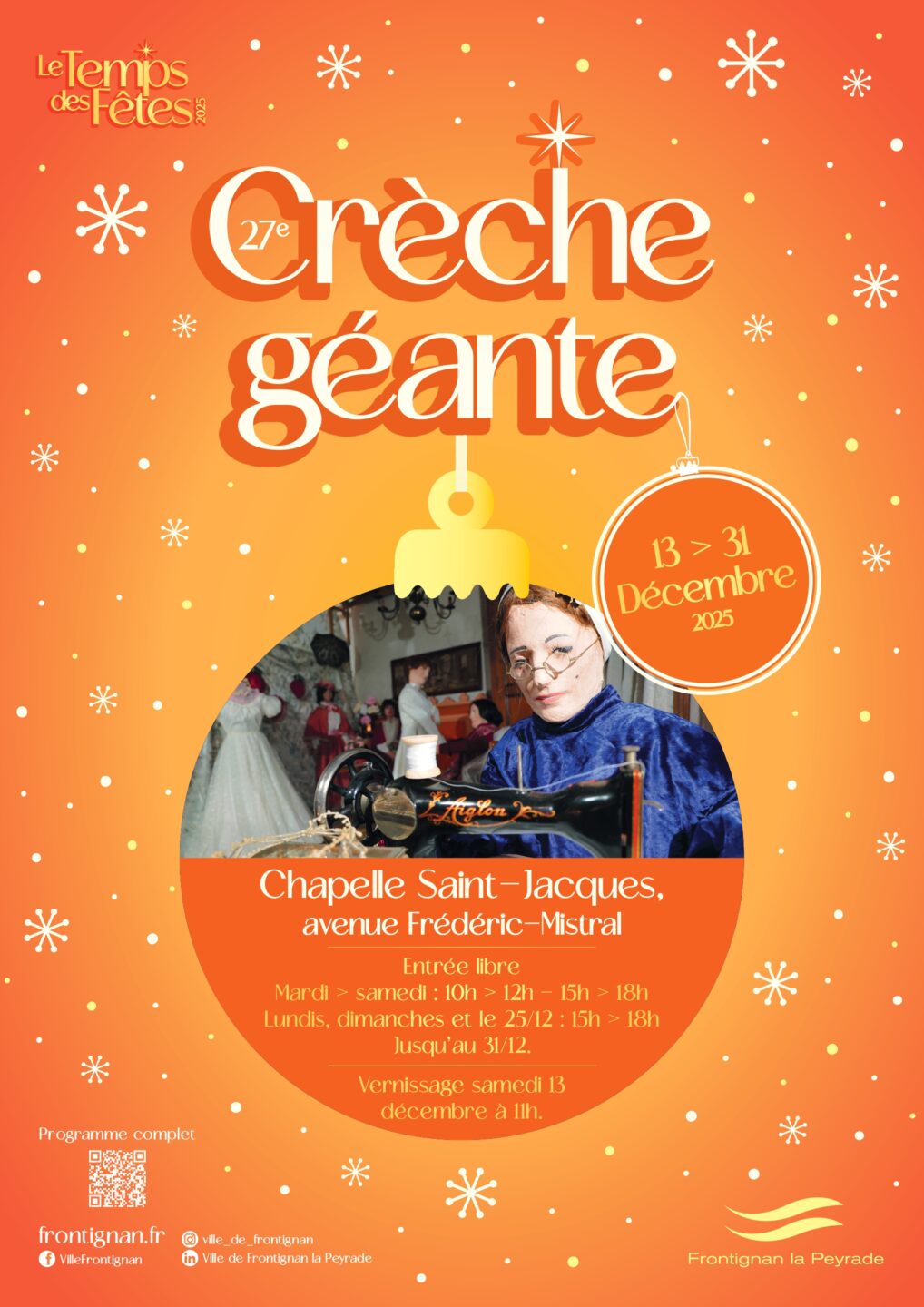 27E CRÈCHE GÉANTE DE NOËL