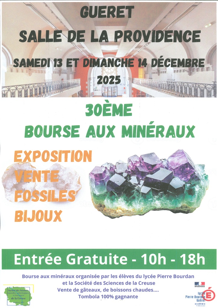 30ème Bourse aux minéraux
