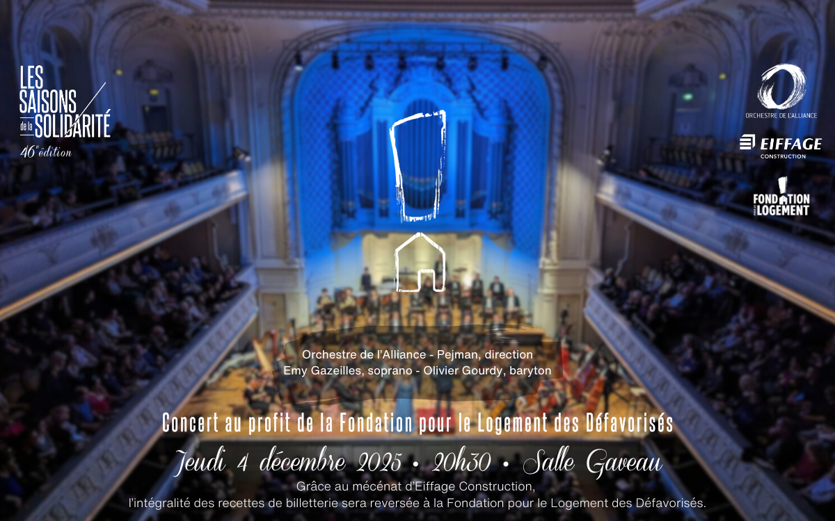 46e concert des Saisons de la Solidarité Salle Gaveau  Paris