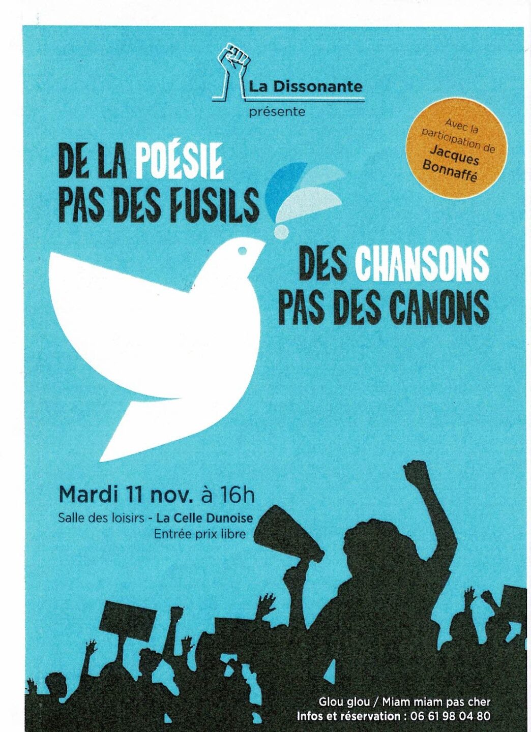 De la poésie pas des fusils