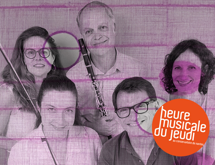 Jeux de regards : Mozart et Brahms - Quatuor NAO et clarinette | Saison HMJ Conservatoire de Nantes Nantes