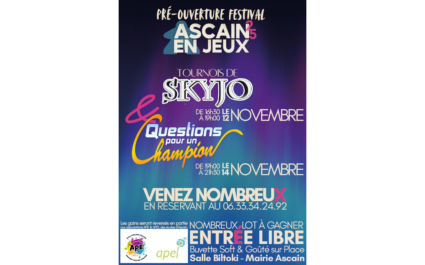 Pré-ouverture du festival Ascain en jeux