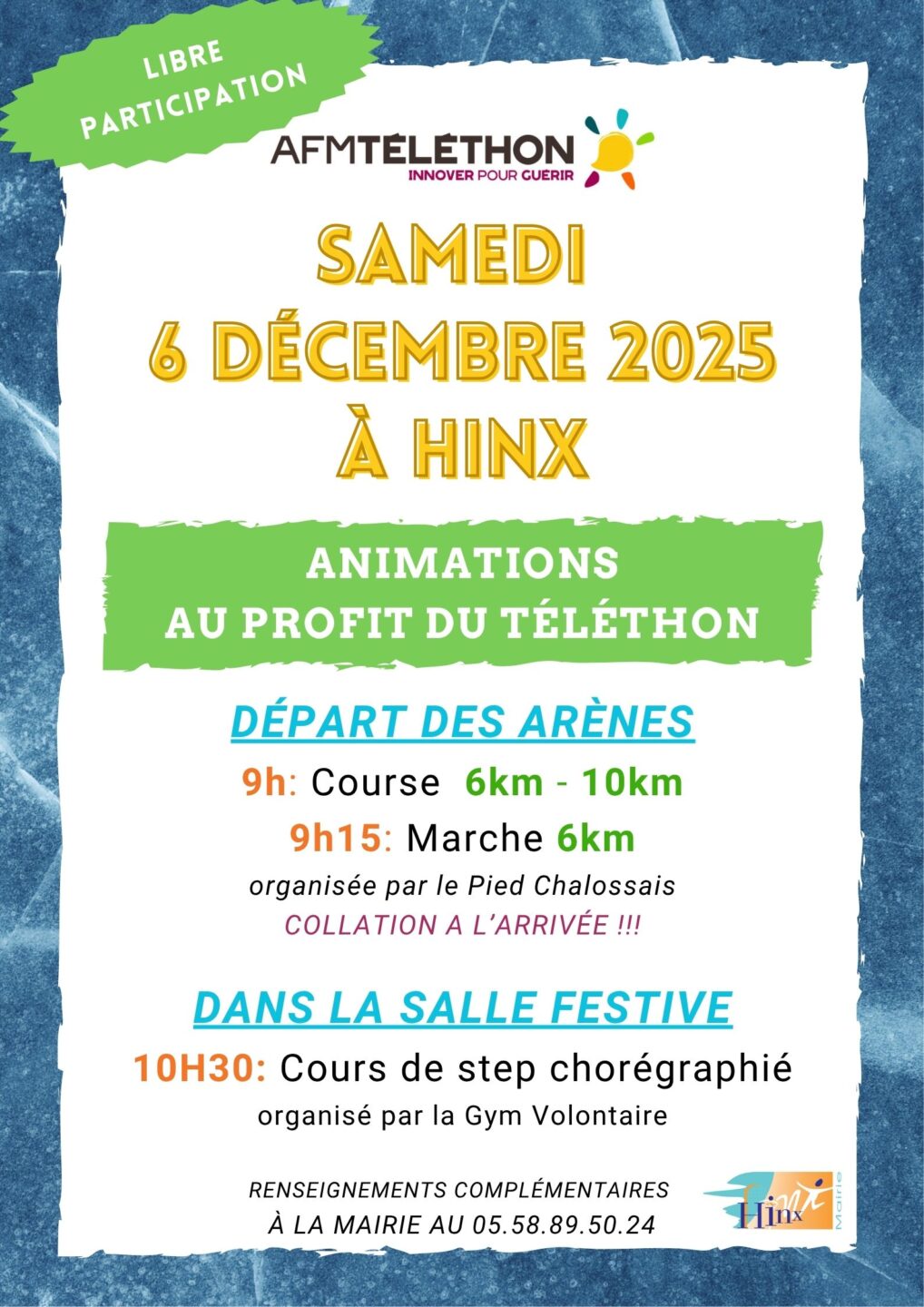 Animations au profit du Téléthon