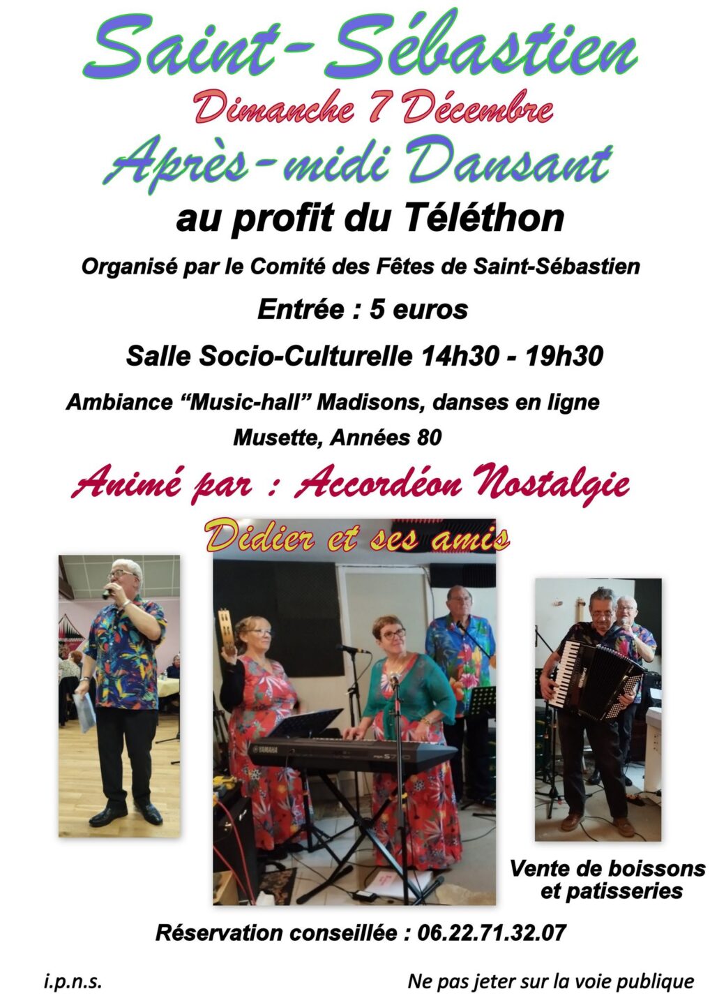 Après-midi dansant au profit du téléthon