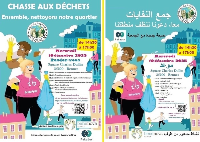 Après-midi éco-volontaire sur Bréquigny Square Charles Dullin Rennes