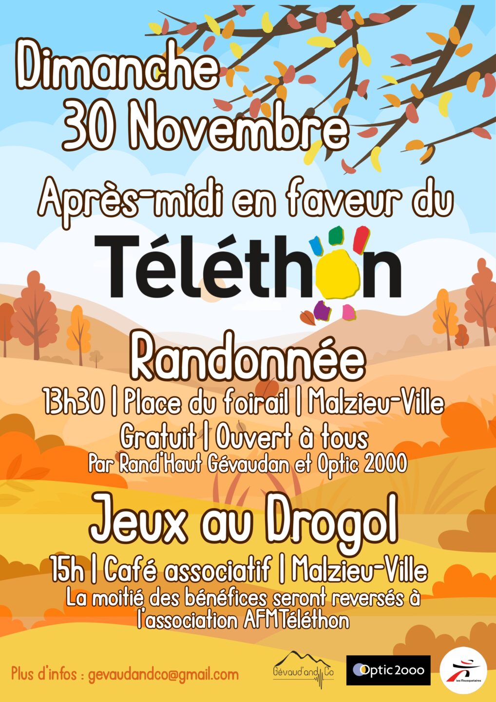 APRÈS-MIDI EN FAVEUR DU TÉLÉTHON