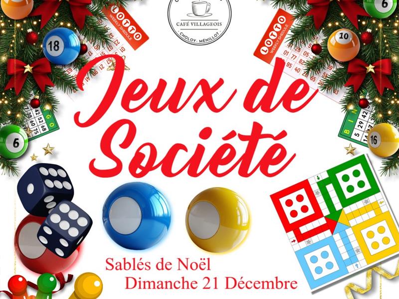 Après-midi jeux de société Spécial Noël