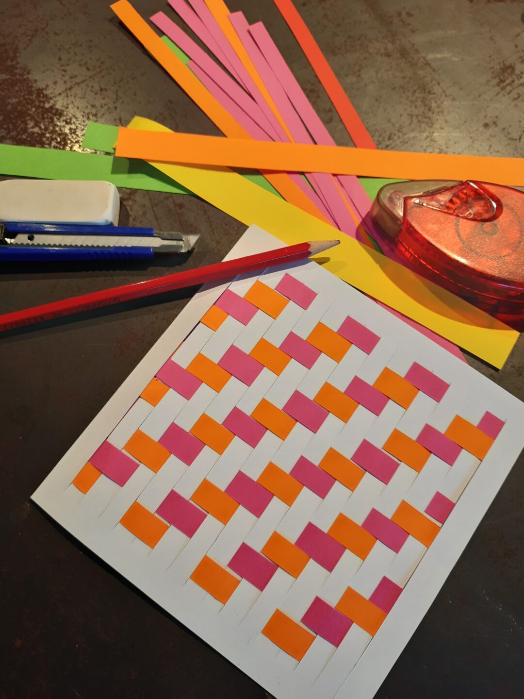 Atelier créatif Cartes tissées