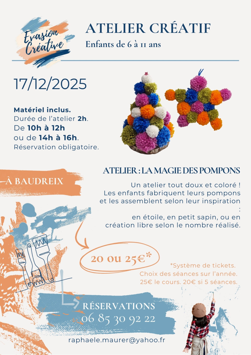 Atelier Créatif La magie des pompons