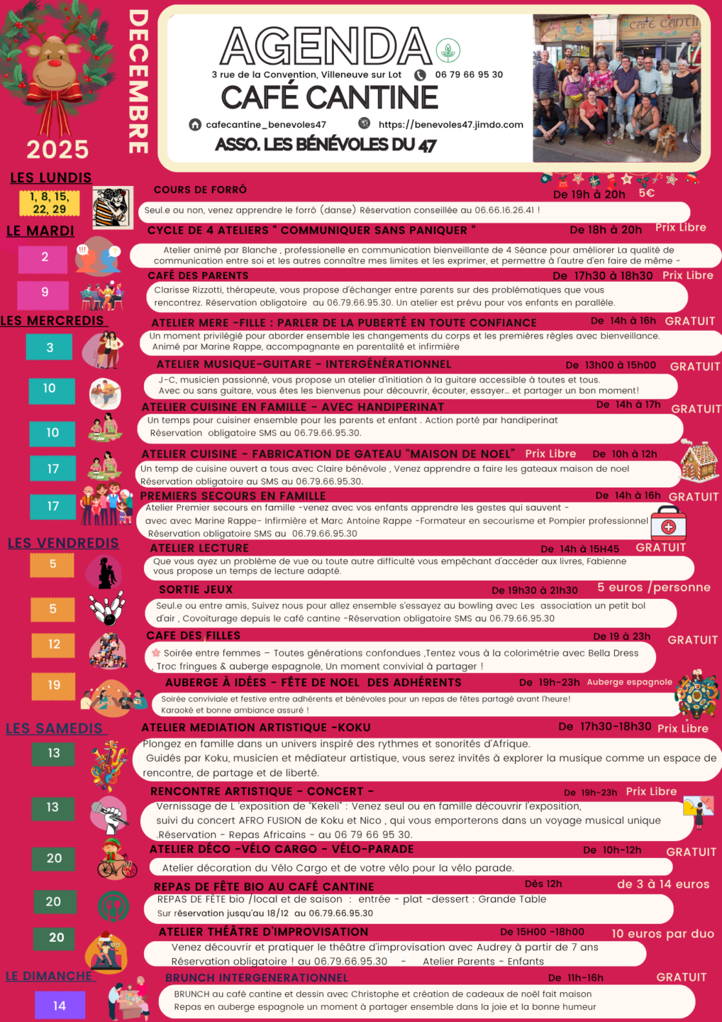 Atelier cuisine en famille