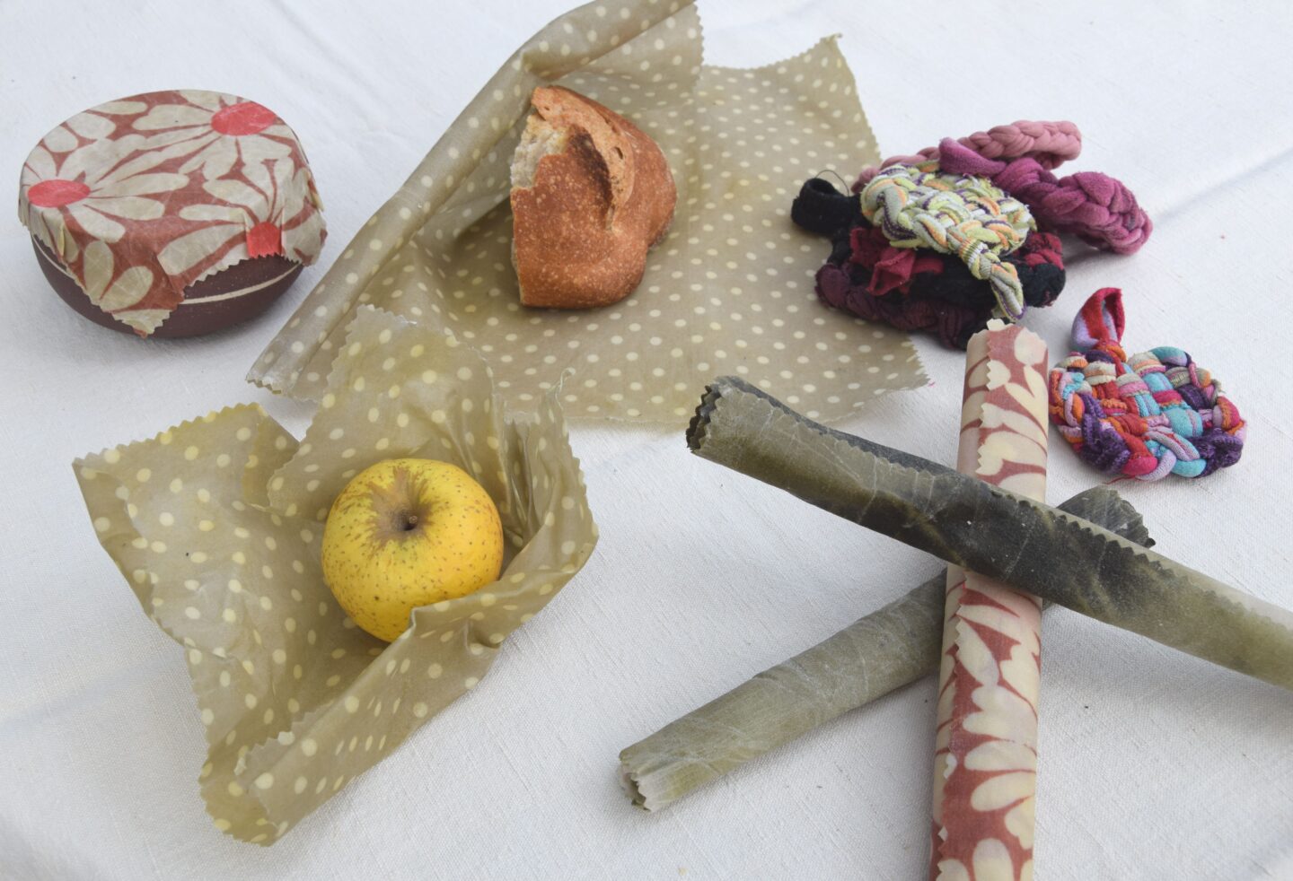 Atelier fabrication de tissus cirés