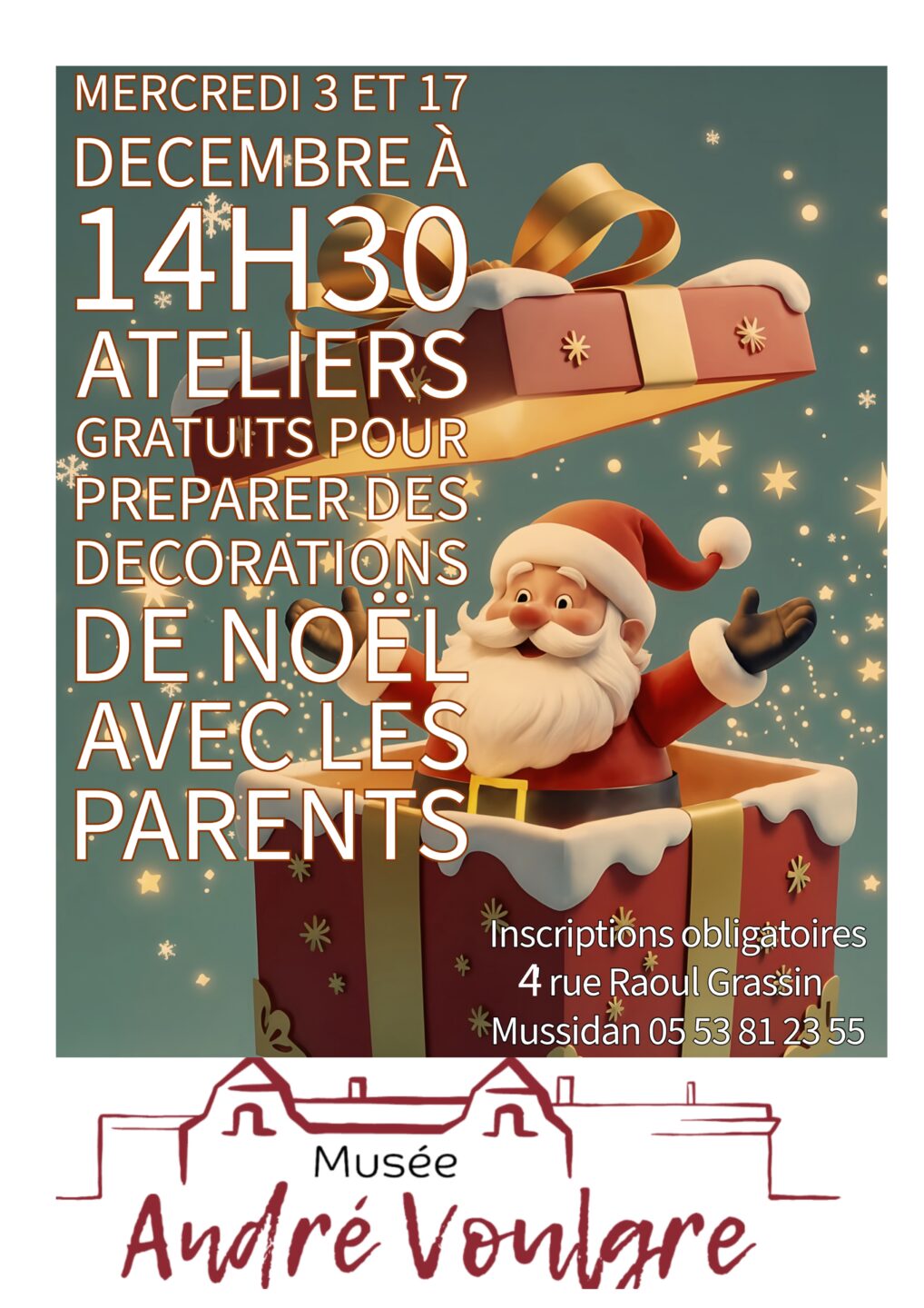 Atelier Préparer les décorations de Noël