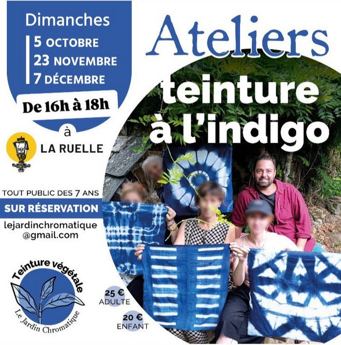 Atelier Teinture Indigo La Ruelle Ségur-le-Château