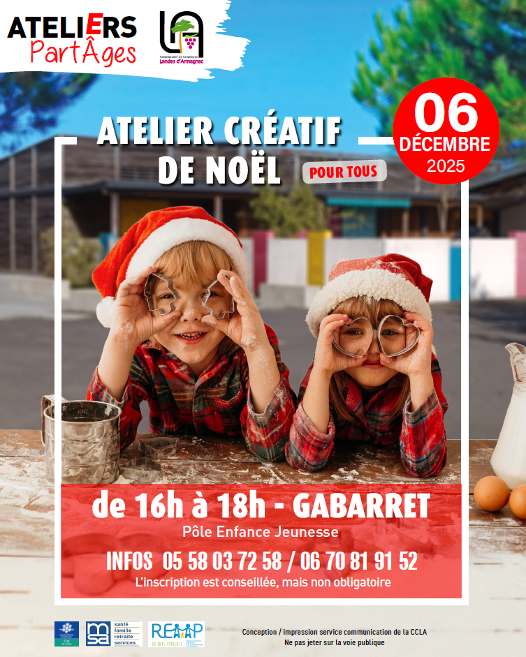 Ateliers PartÂges atelier créatif de Noël