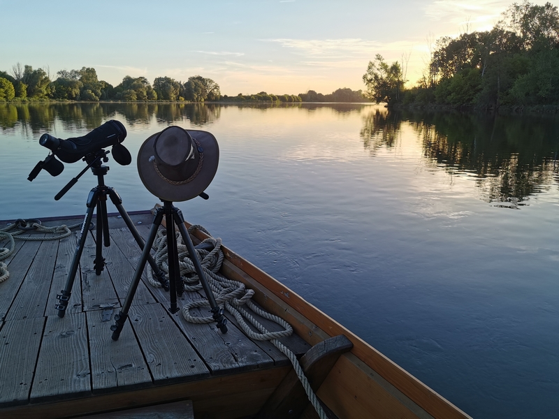 Balade Loire et pique-nique La Loire au crépuscule