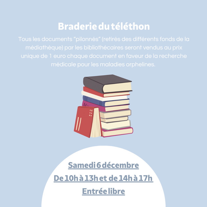 Braderie du Téléthon La Source Le Bouscat