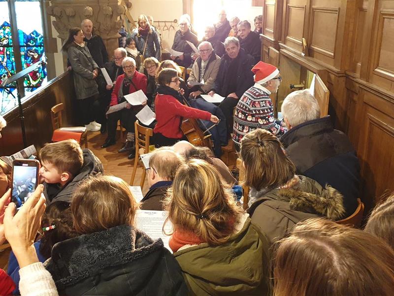 Chants participatifs et grandes orgues à Porcelette