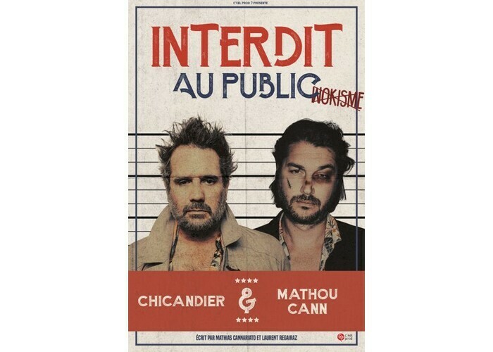 Chicandier et Mathou Cann : Interdit au public Compagnie du Café-Théâtre