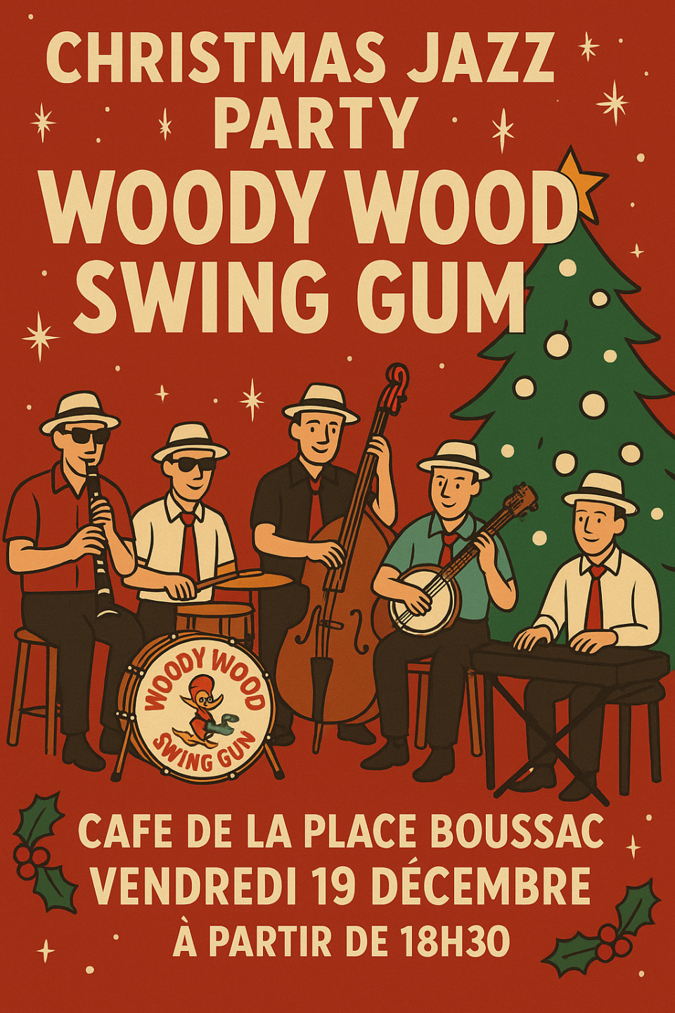 Christmas Jazz Party avec Woody Wood Swing Gum