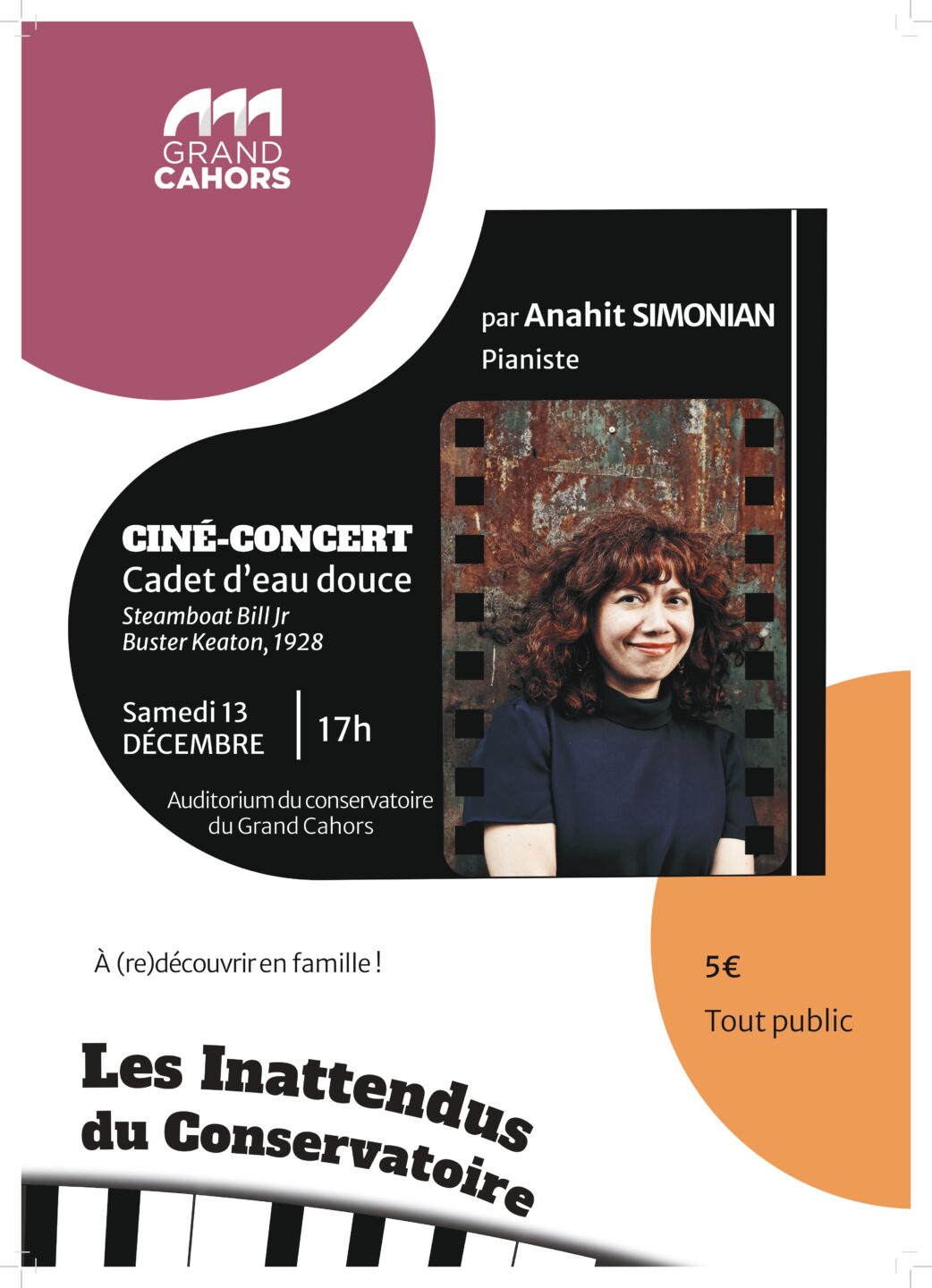 Ciné-concert Cadet d'eau douce