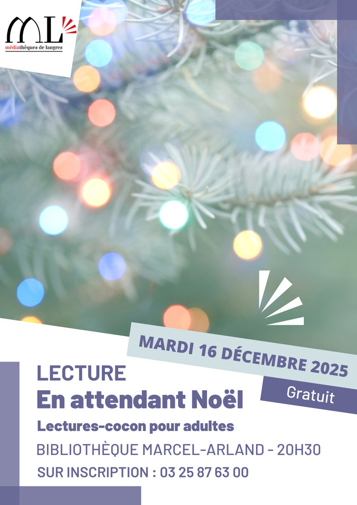 Cocon-lecture de Noël Médiathèque Marcel Arland Langres