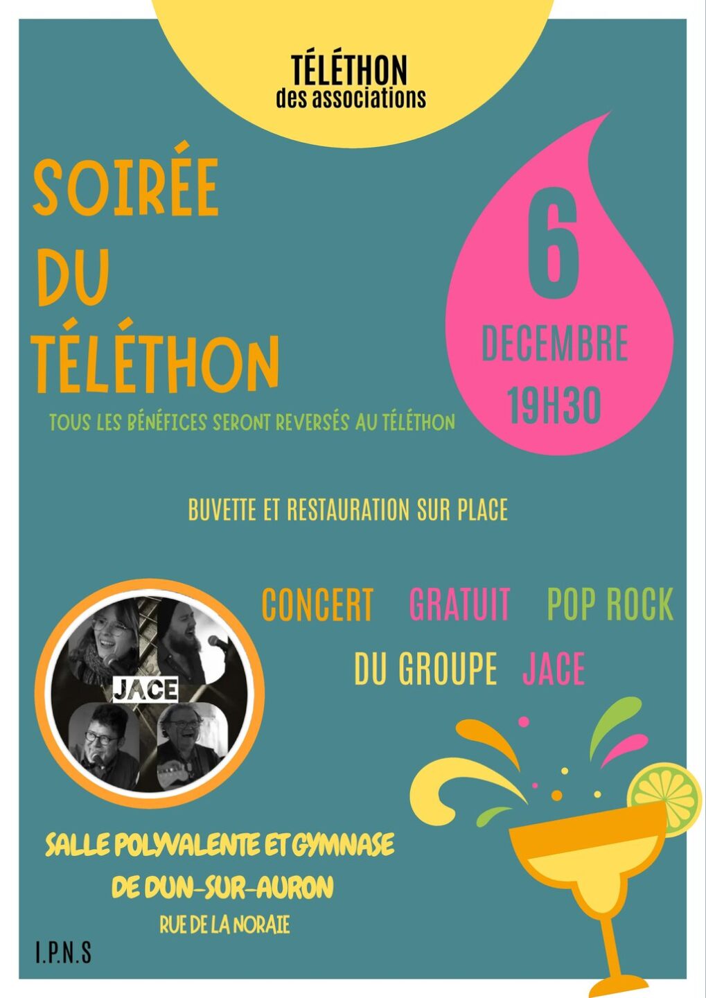 Concert de Jace au profit du Téléthon