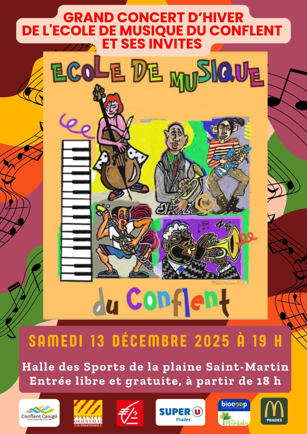 CONCERT DE L'ÉCOLE DE MUSIQUE DU CONFLENT