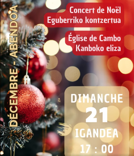 Concert de Noël de l'Harmonie de Cambo-les-Bains