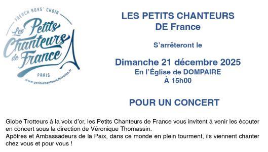 Concert de Noël Les Petits Chanteurs de France
