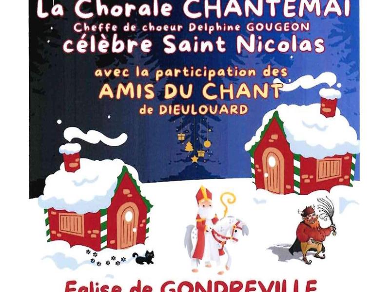 Concert de Saint-Nicolas Chorale Chantemai