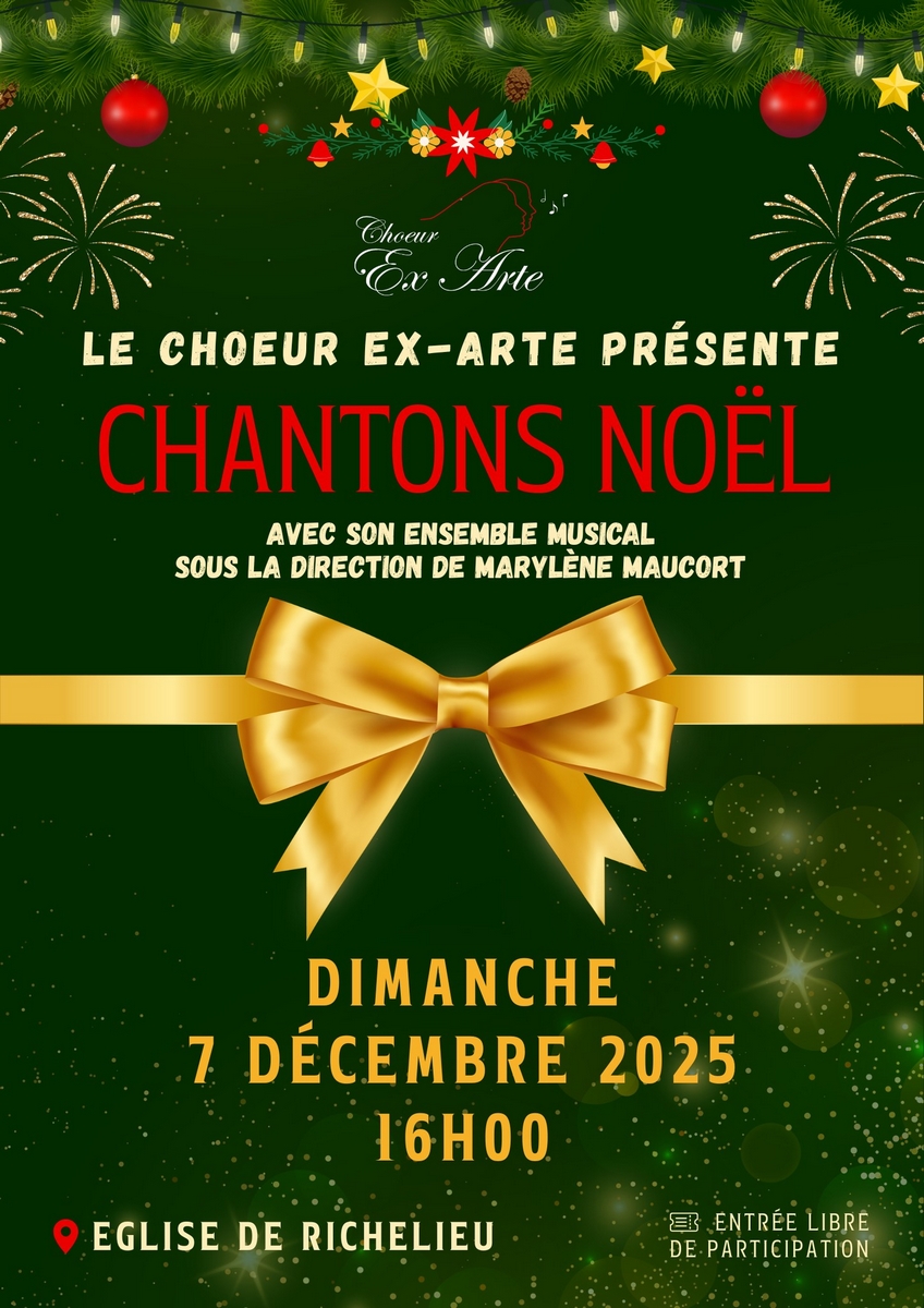 Concert du Choeur Ex-Arte Chantons Noël !