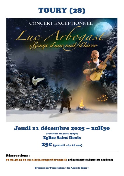 Concert Songe d’une nuit d’hiver Luc Arbogast