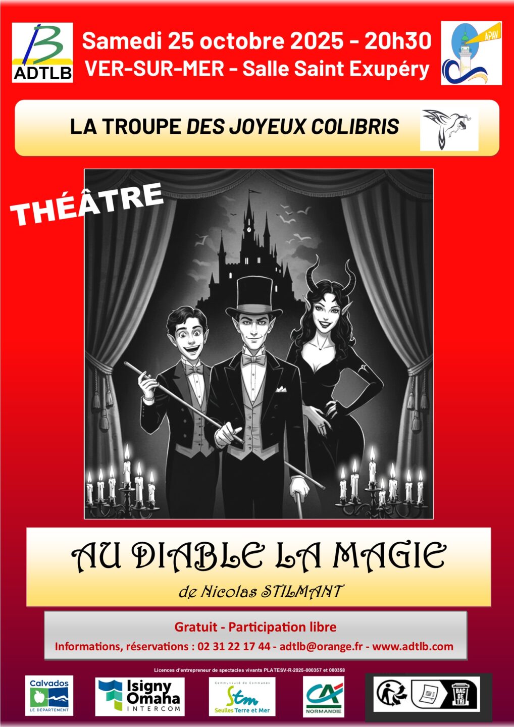 Concert théâtralisé La véritable histoire de Monsieur de Lully par l’ensemble Les Ondes Galantes