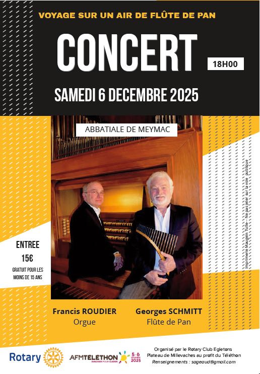 Concert Voyage sur un air de flûte de pan