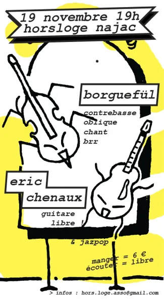 Concerts Bourgueful + Eric Chenaux