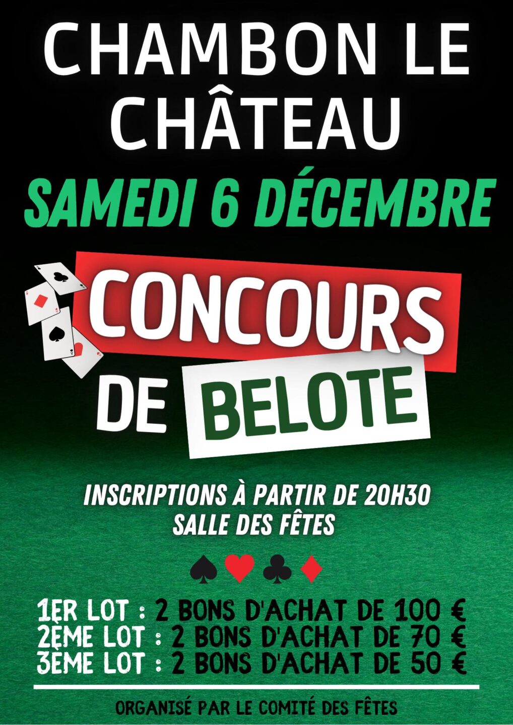 CONCOURS DE BELOTE