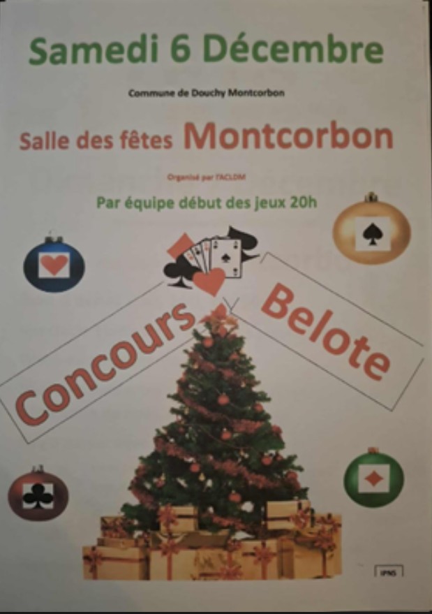 Concours de Belote en équipe