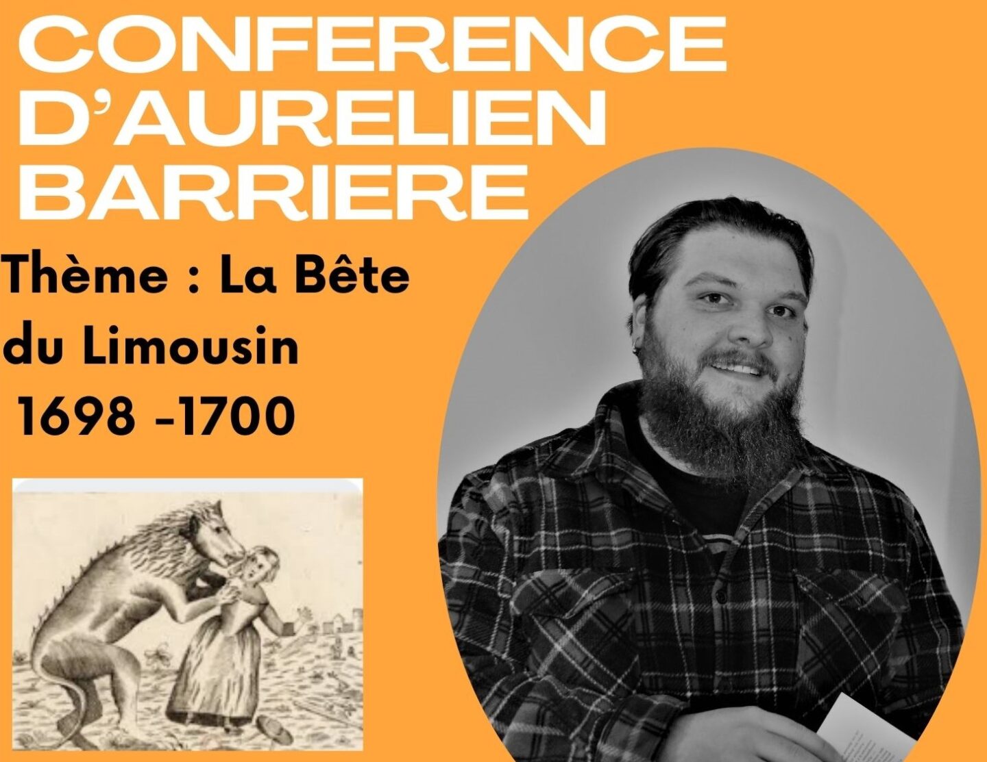 Conférence D’AURELIEN BARRIERE la bête du Limousin