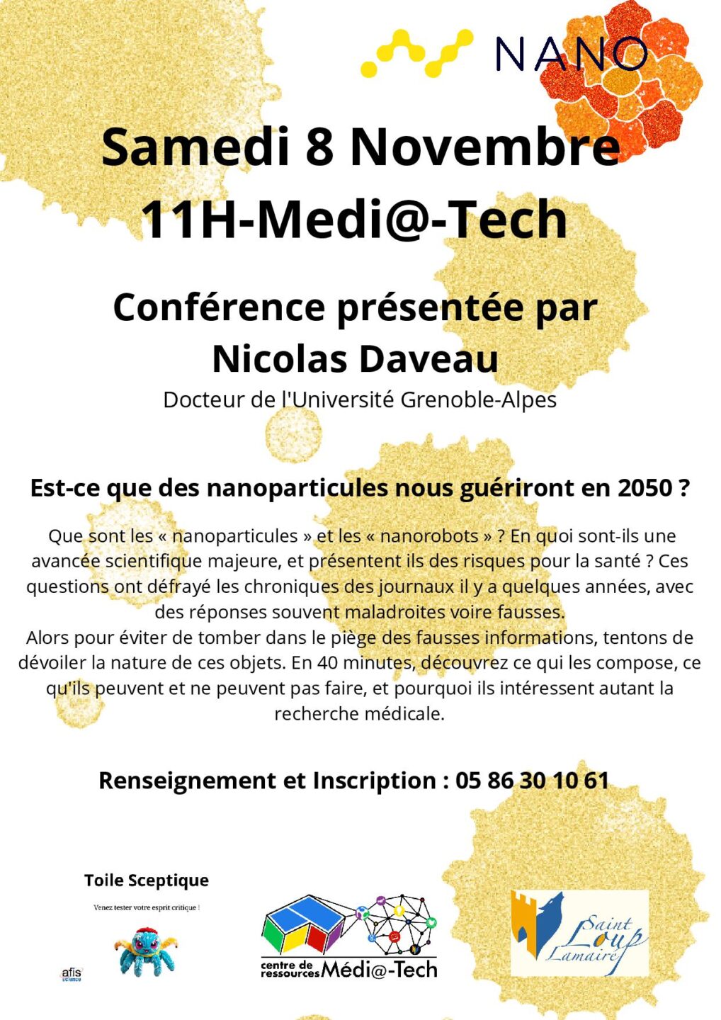 Conférence est-ce que les nanoparticules nous guériront en 2050 ?