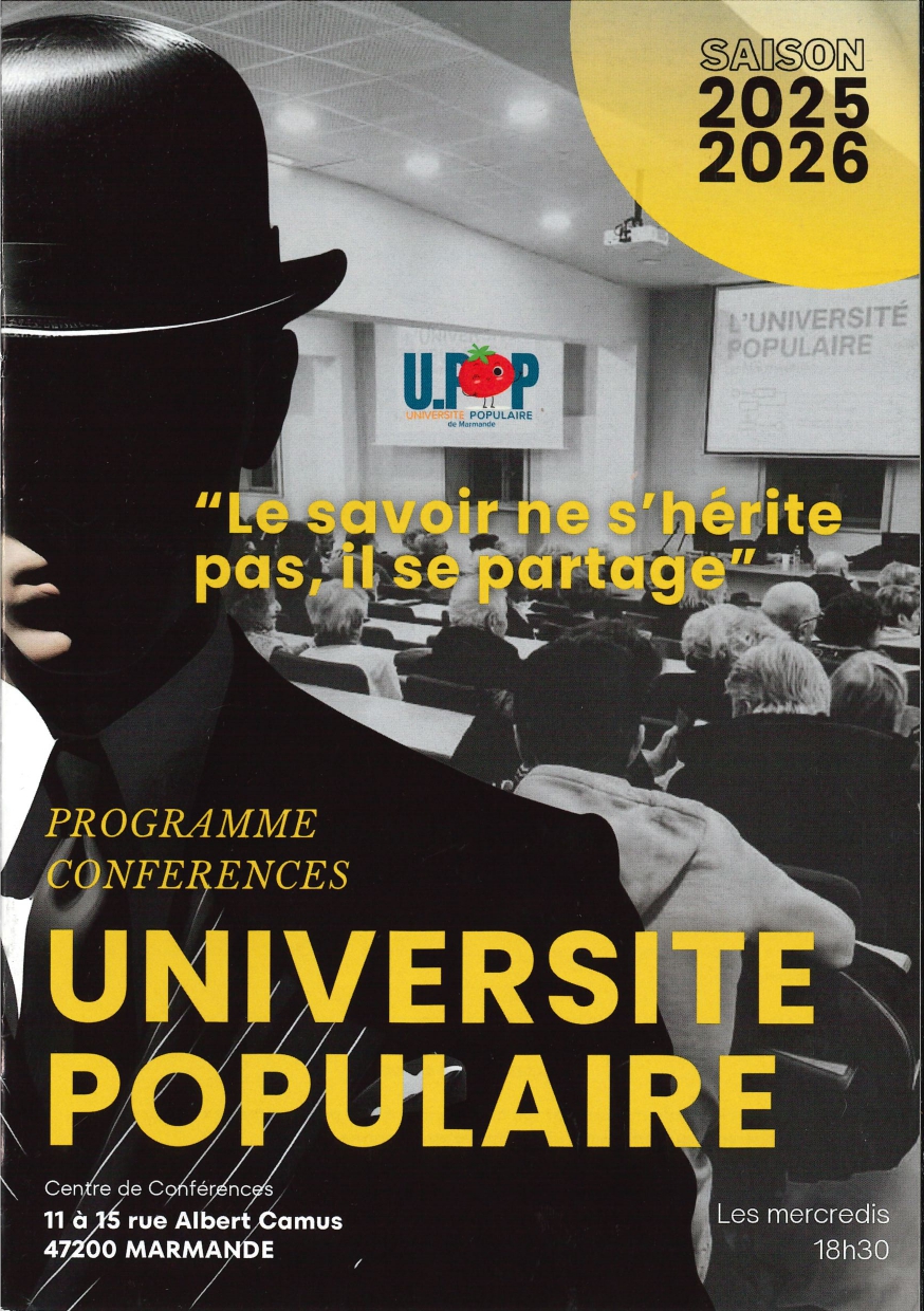 Conférence UPOP Voyage dans Lascaux par Denis TAUXE