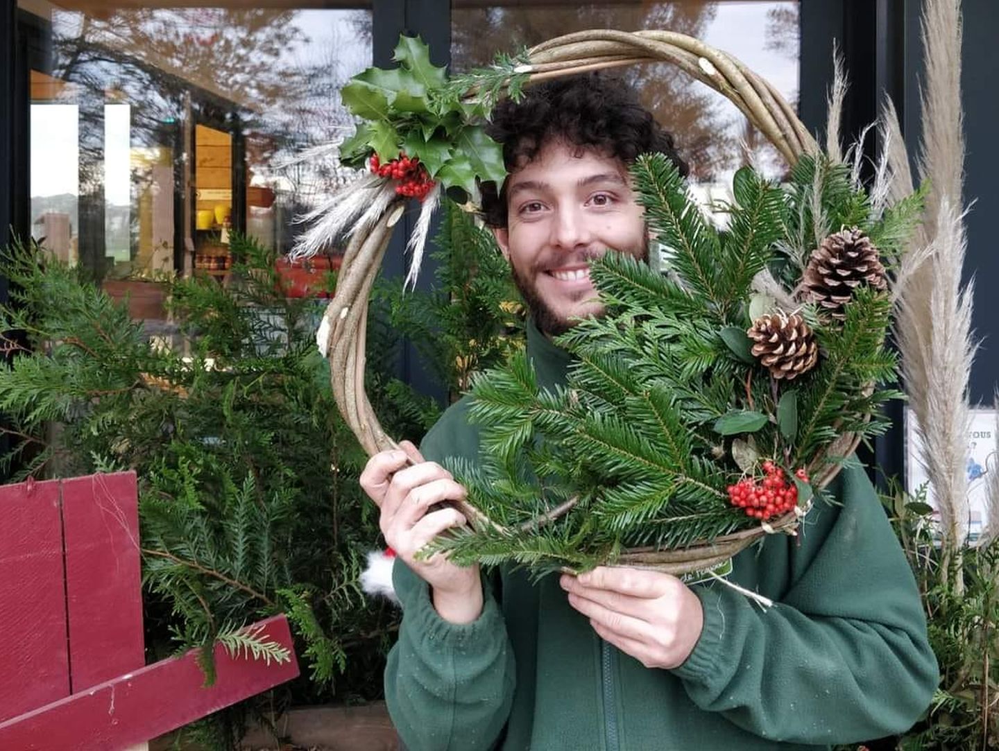 Couronnes de Noël au naturel