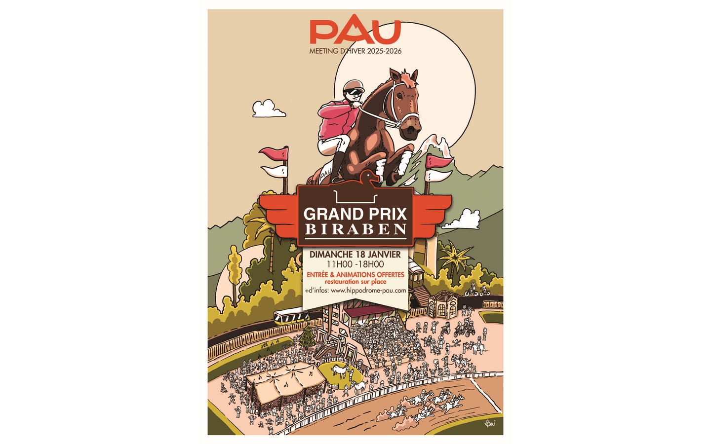 Courses Hippodrome de Pau Grand Prix Biraben