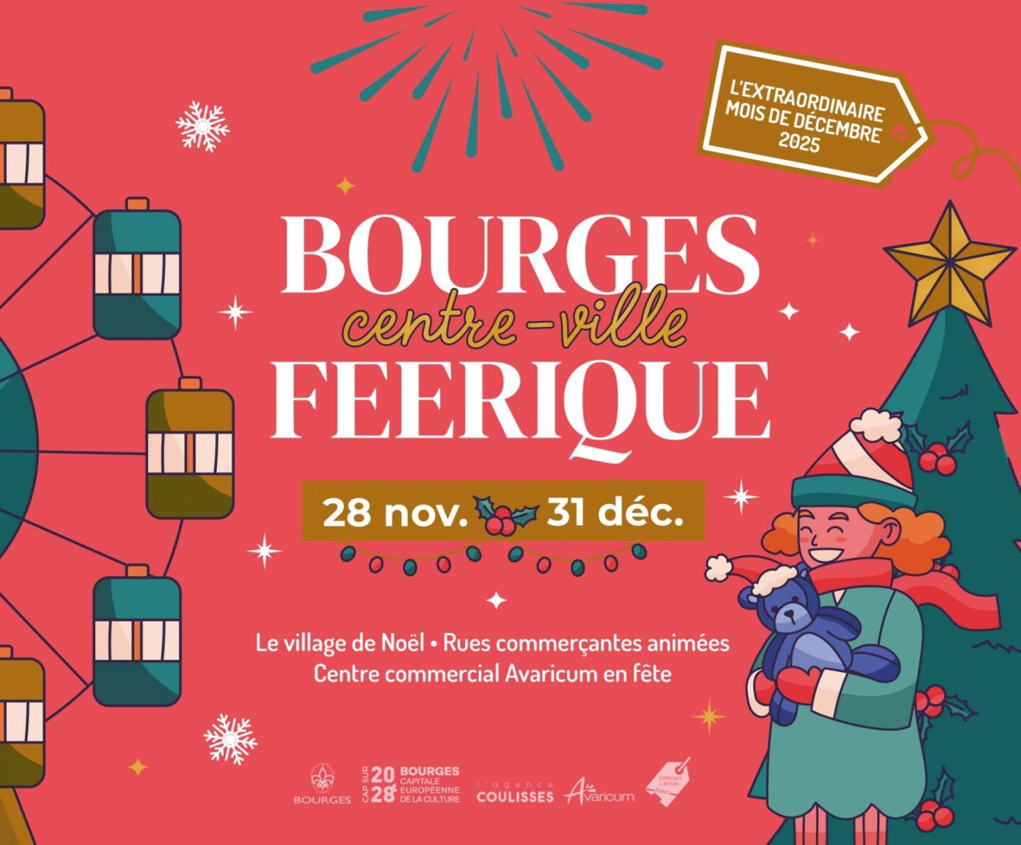 Déambulation Festive La Mère Noël et ses Lutins