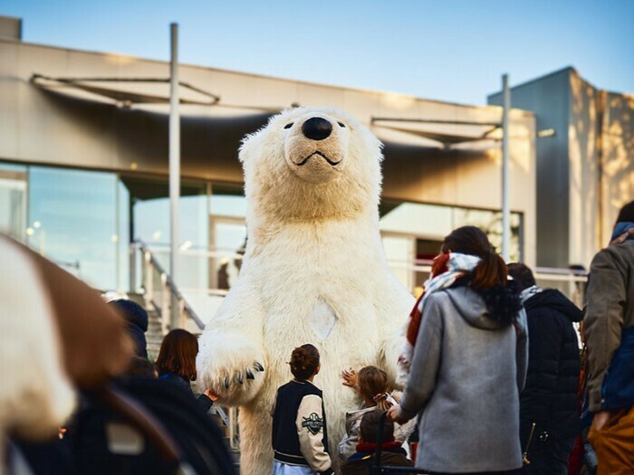 Déambulation Ours polaire XXL - Le Voyage en Hiver