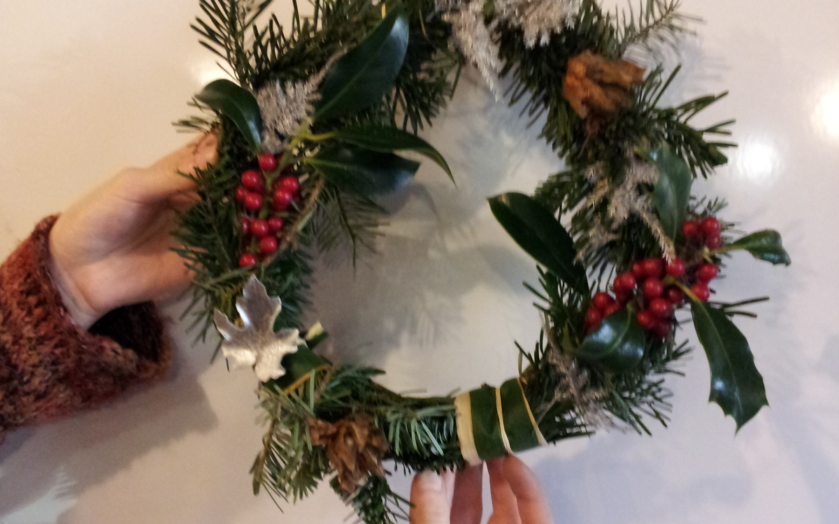 Décoration végétale pour célébrer les fêtes de fin d'année Maison du Jardinage et du compostage - Pôle ressource Jardinage Urbain Paris 12ème