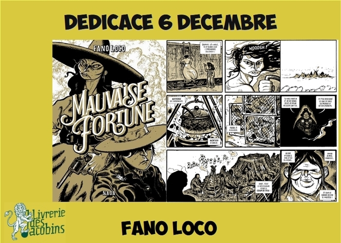 Dédicace Fano Loco la Livrerie des Jacobins Rennes