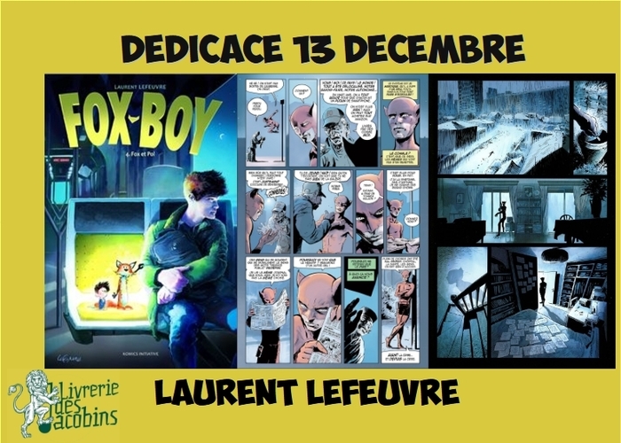 Dédicace Laurent Lefeuvre la Livrerie des Jacobins Rennes