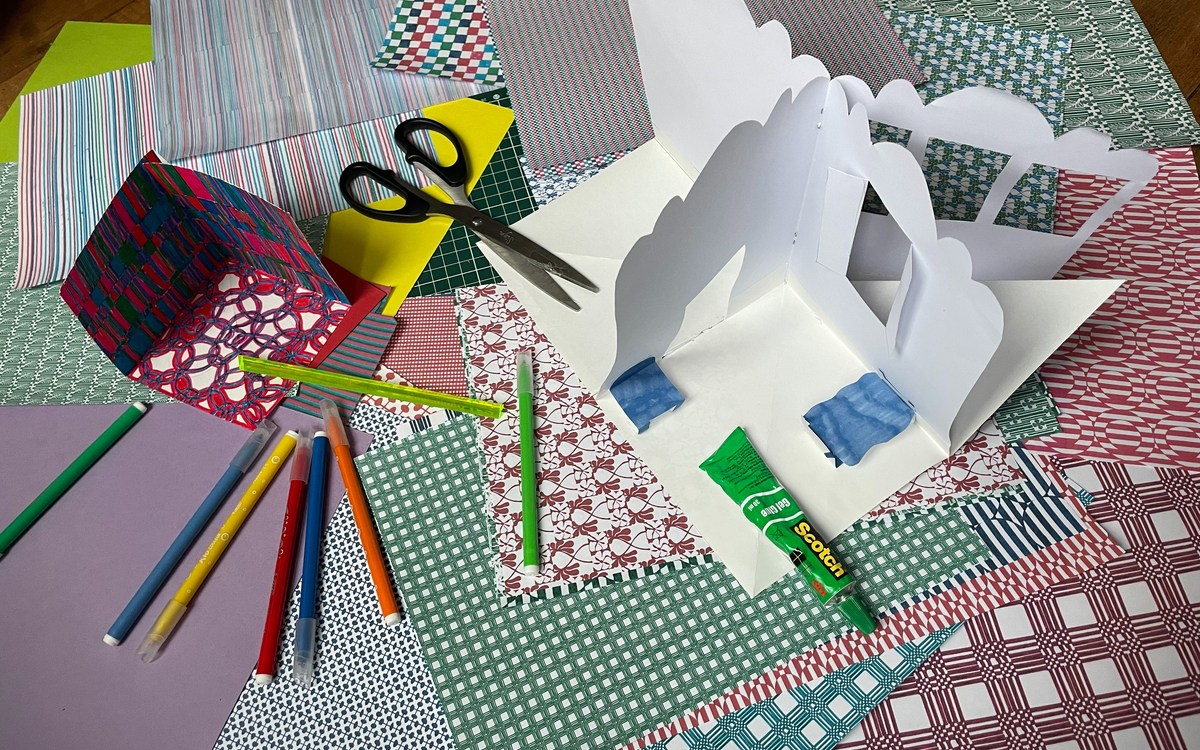 Déplie et décore ton pavillon d’exposition de poche - atelier pour les 8-12 ans ! Bibliothèque Forney Paris