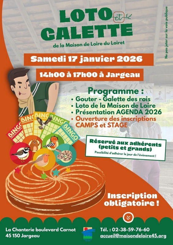 Evènement (public adhérents) Loto Galette